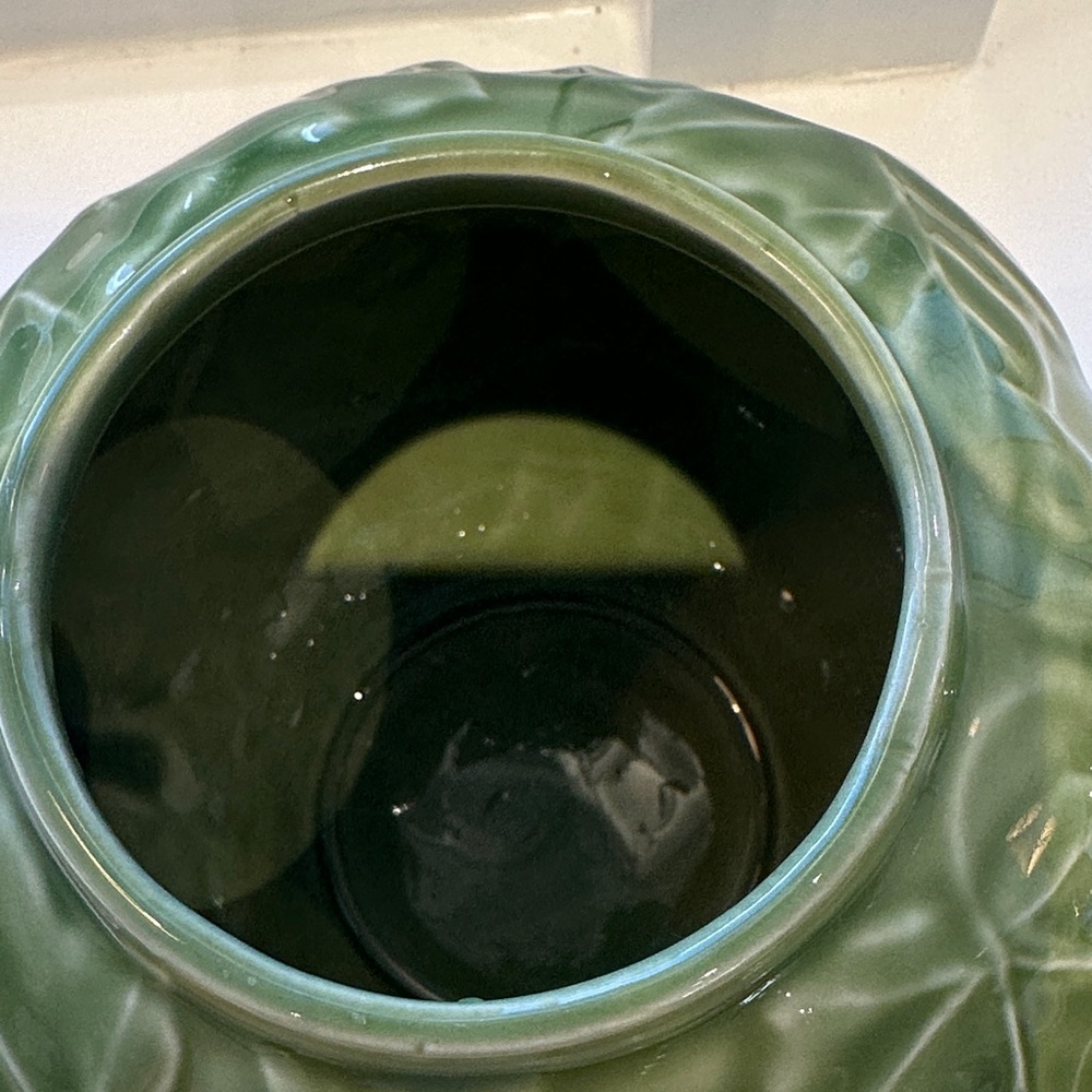Vintage Franciscan Ivy Embossed Bright Green Teapot Portugal 4 Cups - Picture 11 of 16